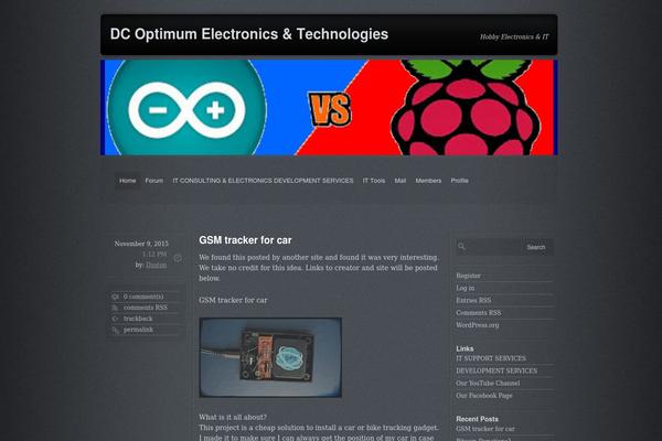 Grey Opaque theme site design template sample