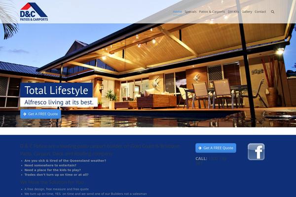 dcpatios.com.au site used Dcpatios