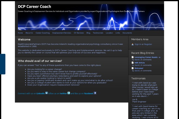 dcpcareercoach.com site used Davitt