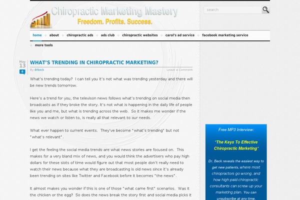 dcpracticetools.com site used Blogstream