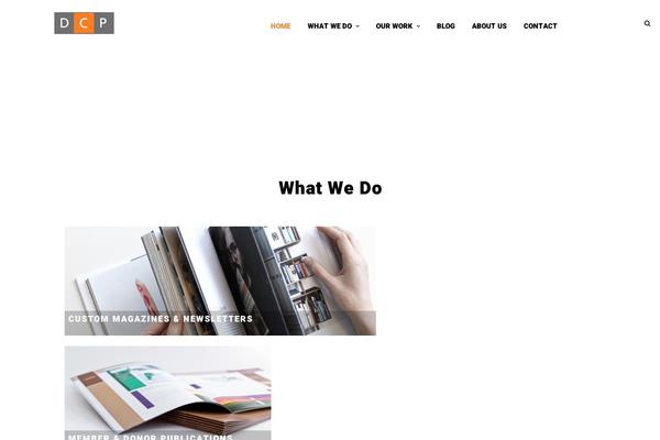 Grandblog theme site design template sample