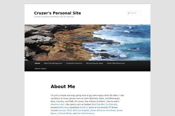Twenty Eleven theme site design template sample