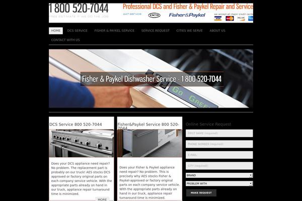Nano2 theme site design template sample