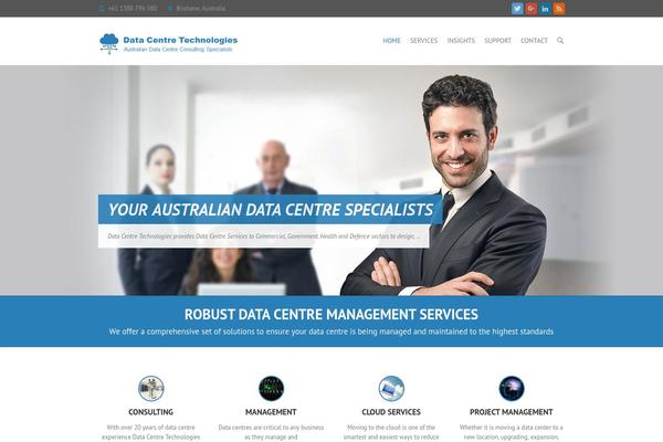 Interface Pro theme site design template sample