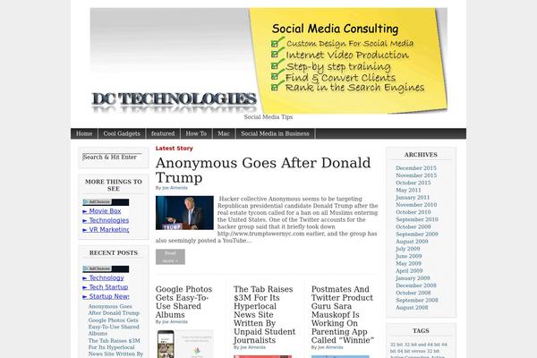 Magazine Basic theme site design template sample