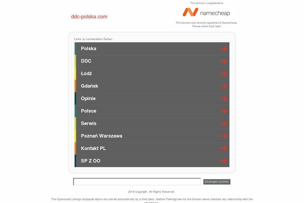ddc-polska.com site used The7 Child