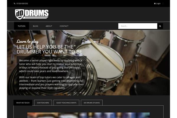 Dd theme site design template sample