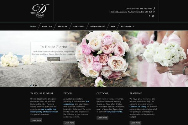 Melrose theme site design template sample