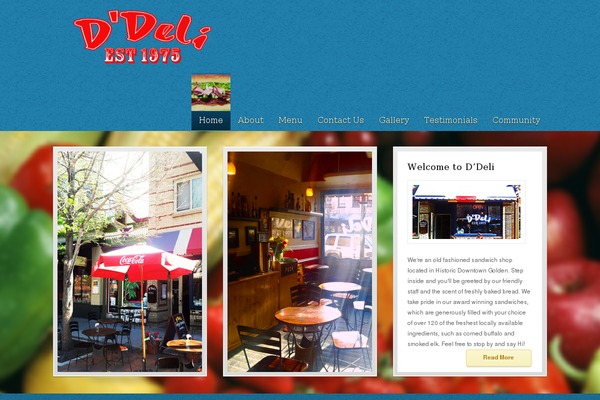 Delicious theme site design template sample