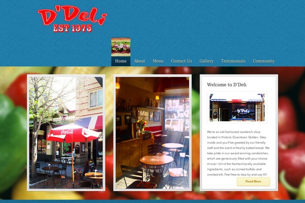 Delicious theme site design template sample