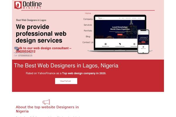 Nanosoft theme site design template sample