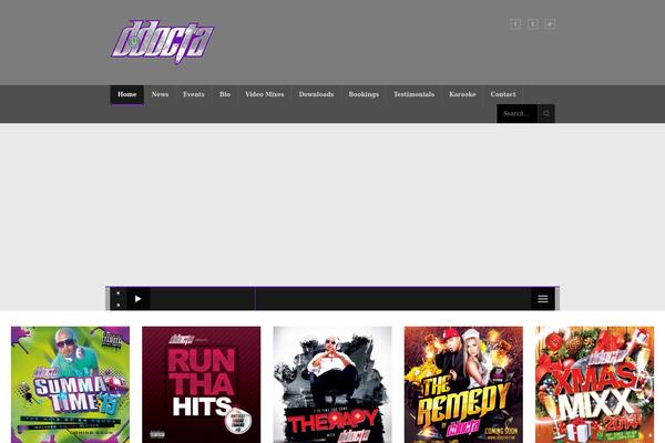 Clubix theme site design template sample