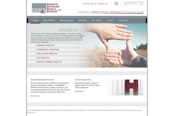 DDRS theme websites examples