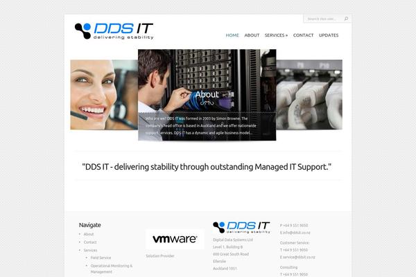 Chameleon theme site design template sample