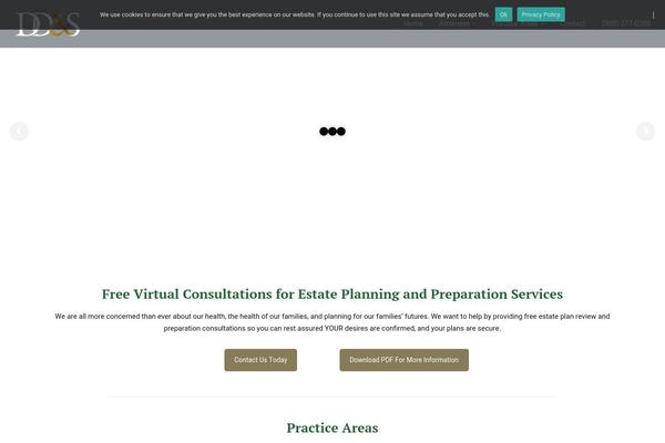 WizeLaw theme site design template sample