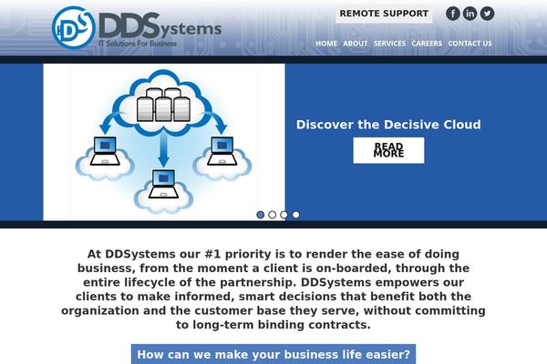 Dds theme site design template sample