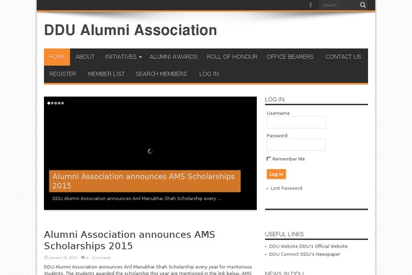 Jarida theme site design template sample