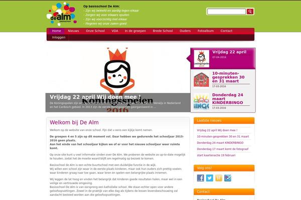 Orange and Black theme site design template sample
