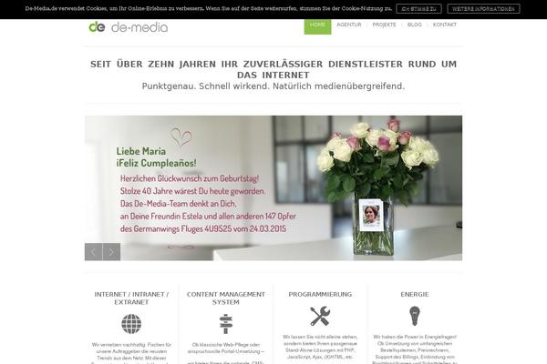 Bigbang theme site design template sample