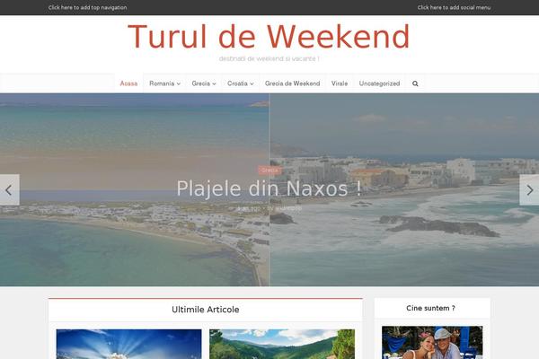 News Vibrant theme site design template sample