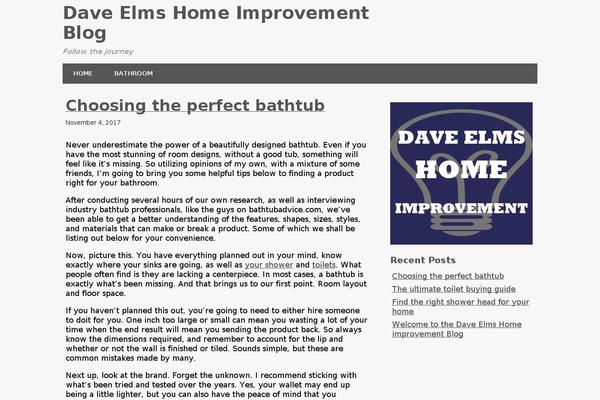 Minimize theme site design template sample