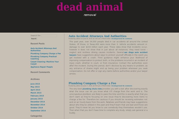 Embrace theme site design template sample