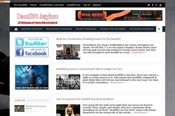 Site using Recent Posts Slider Responsive plugin
