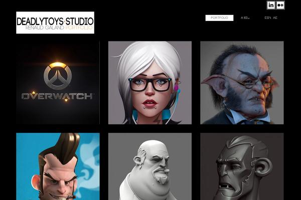 deadlytoys-studio.com site used Photogridthemeres