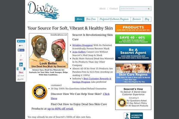Balance theme site design template sample