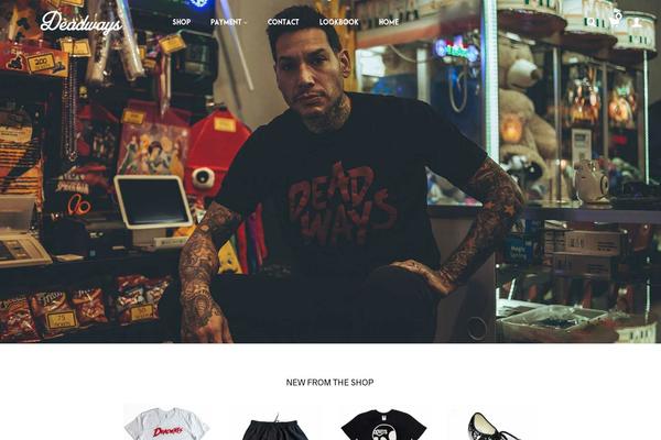 Merchandiser theme site design template sample