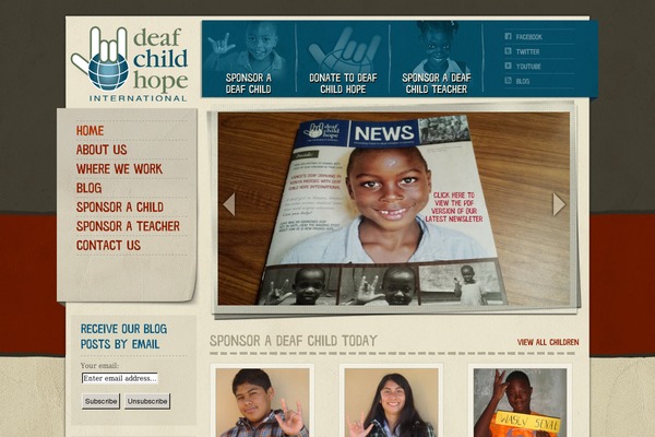 deafchildhope.org site used Dch