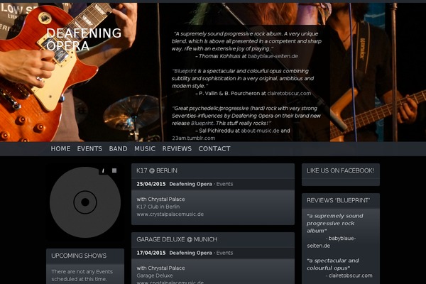 Soundcheck theme site design template sample