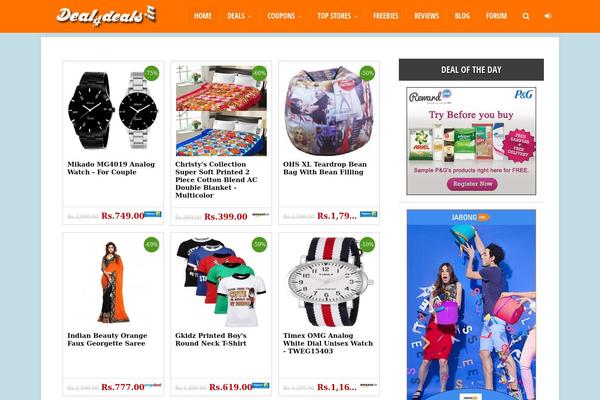 Site using Accesspress-social-pro plugin