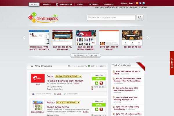 Clipper theme site design template sample