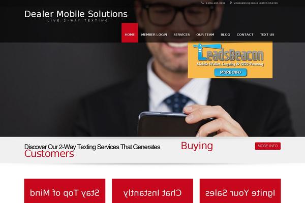Automotive Car Dealership Business WordPress Theme theme site design template sample