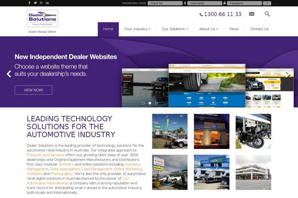 dealernet.com.au site used Dealersolutions