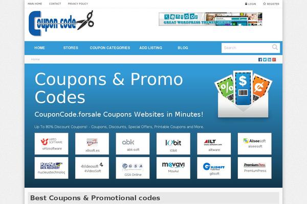 Cp theme site design template sample