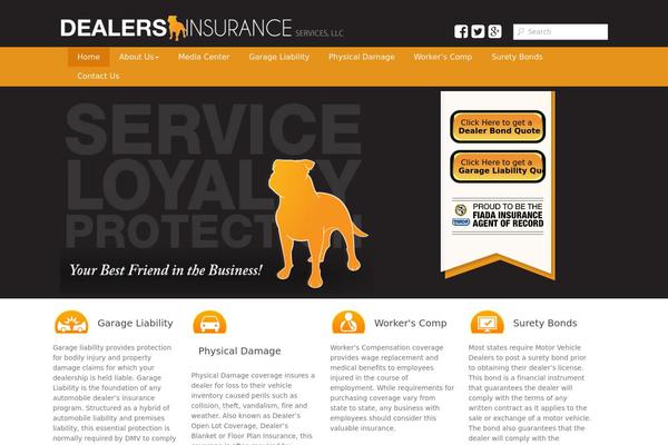 Di theme site design template sample