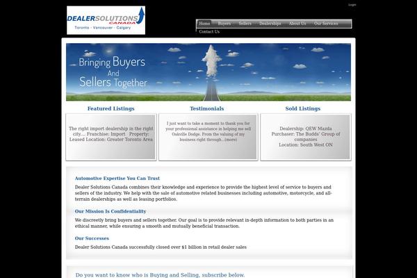 Denali theme site design template sample