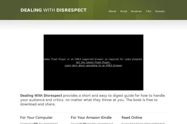 Inspire theme site design template sample