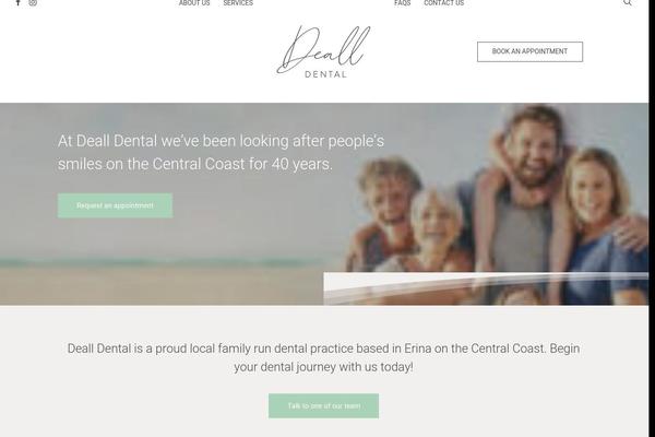 Uncode-child theme site design template sample