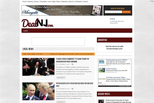 avenue theme site design template sample