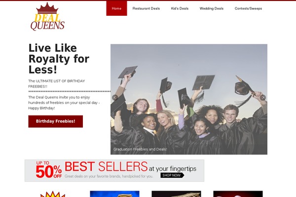discover theme site design template sample