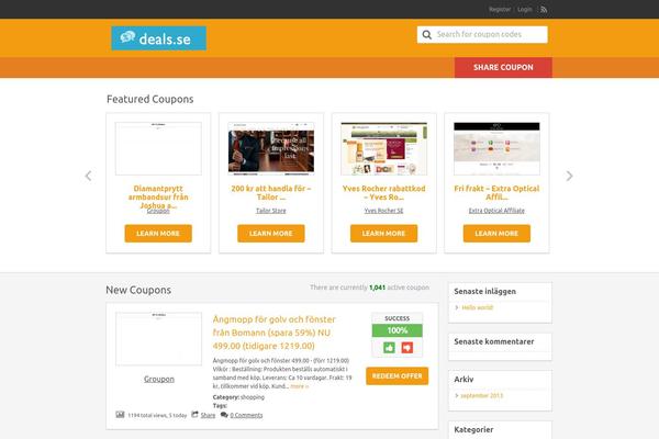 Clipper theme site design template sample
