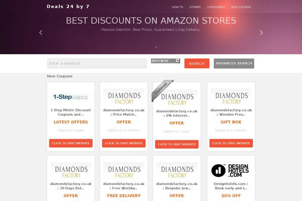 Couponpress theme site design template sample