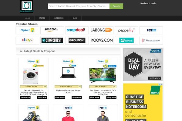 Clipper theme site design template sample
