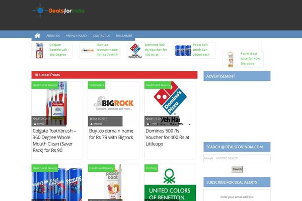 ProMax theme site design template sample