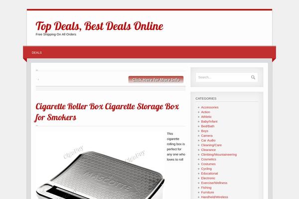 dealshoppingonline.com site used zeeTasty