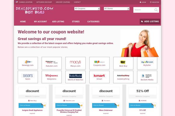 Cp theme site design template sample