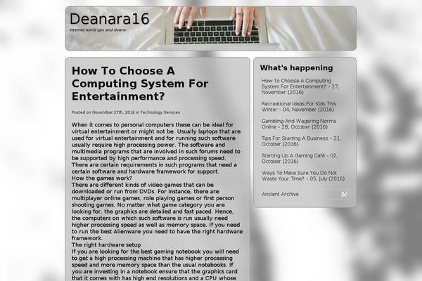 Envo Blog theme site design template sample
